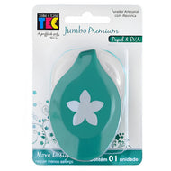 Furador de Papel Alavanca Scrapbook Jumbo Premium Flor 5 Pontas 2cm - Toke e Crie