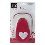 Furador de Papel Alavanca Scrapbook Max Coração 63x73mm - Toke e Crie