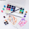 Estojo para Tinta Aquarela em Pastilha Matiz até 24 Cores Artools 621661  