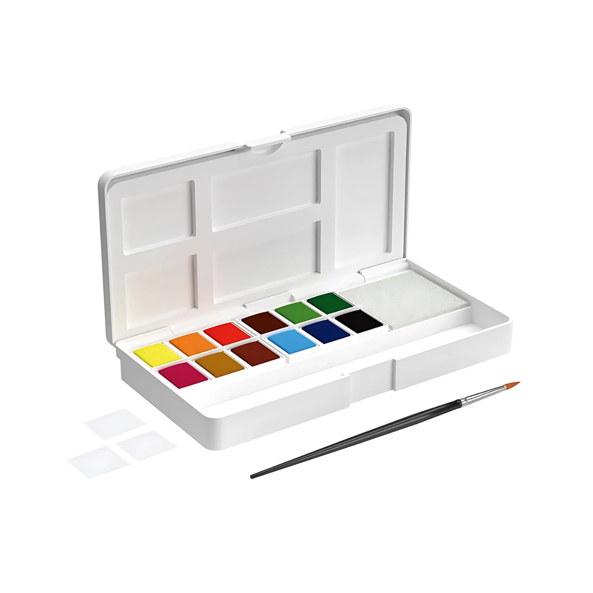 Estojo Tinta Aquarela em Pastilha Matiz com 12 Cores Artools 621654  