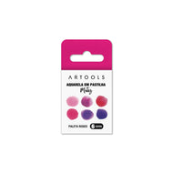 Estojo Tinta Aquarela em Pastilha Matiz com 6 Cores Roseo Artools 620398