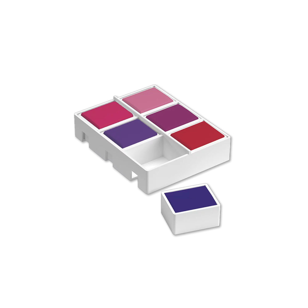 Estojo Tinta Aquarela em Pastilha Matiz com 6 Cores Roseo Artools 620398  