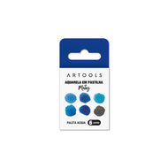 Estojo Tinta Aquarela em Pastilha Matiz com 6 Cores Acqua Artools 621166