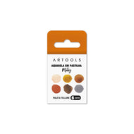 Estojo Tinta Aquarela em Pastilha Matiz com 6 Cores Tellure Artools 621159