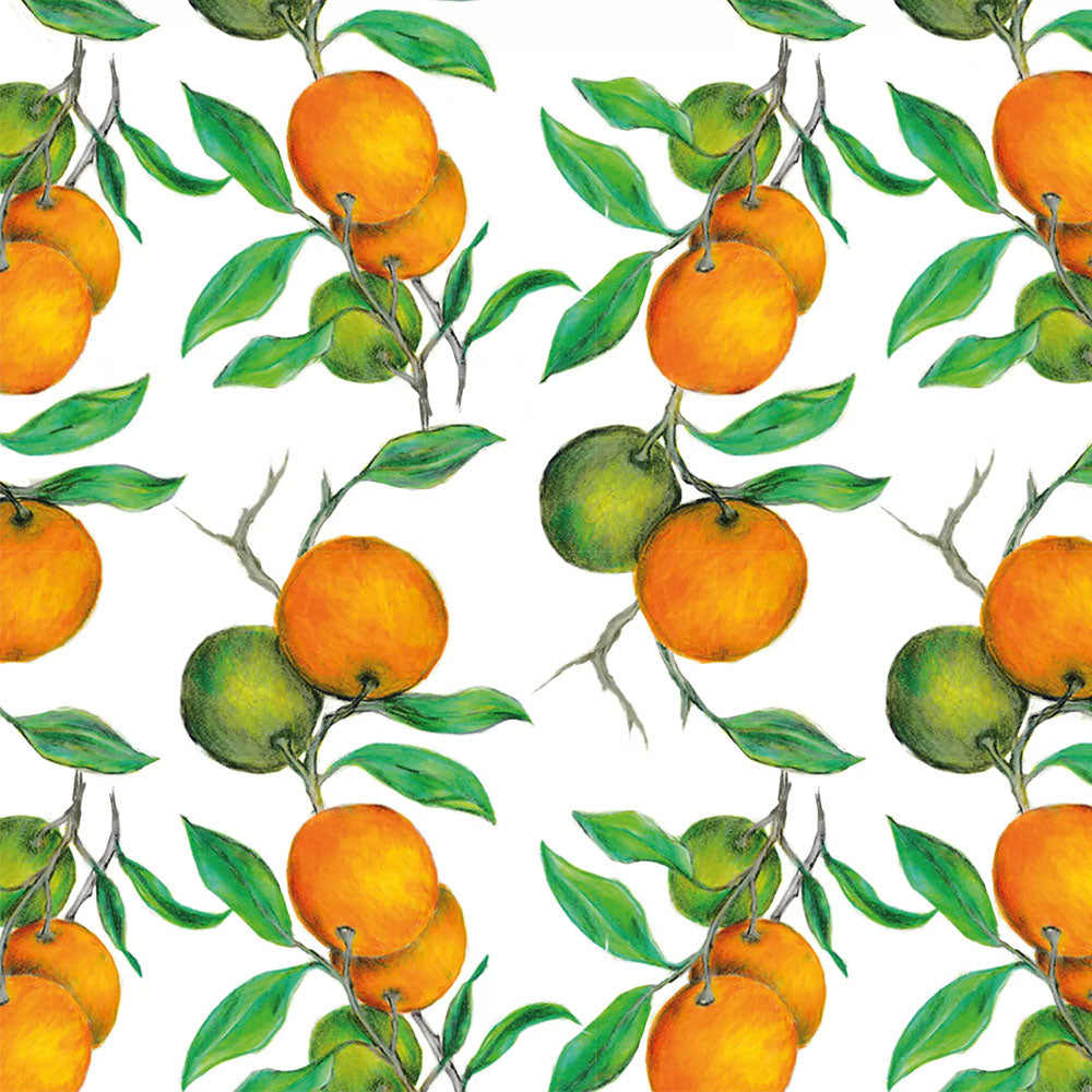 Guardanapo para Decoupage Ambiente 33x33cm com 20 Unidades - Lindas Laranjas
