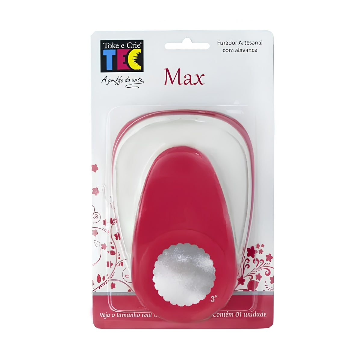 Furador com Alavanca Max Fma035 Escalope Cir Toke e Crie