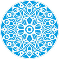 Stencil - Mandala 20x20cm para Pintura Decorativa e Artesanato Stxx-246 - Litoarte