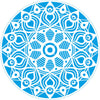 Stencil - Mandala 20x20cm para Pintura Decorativa e Artesanato Stxx-246 - Litoarte