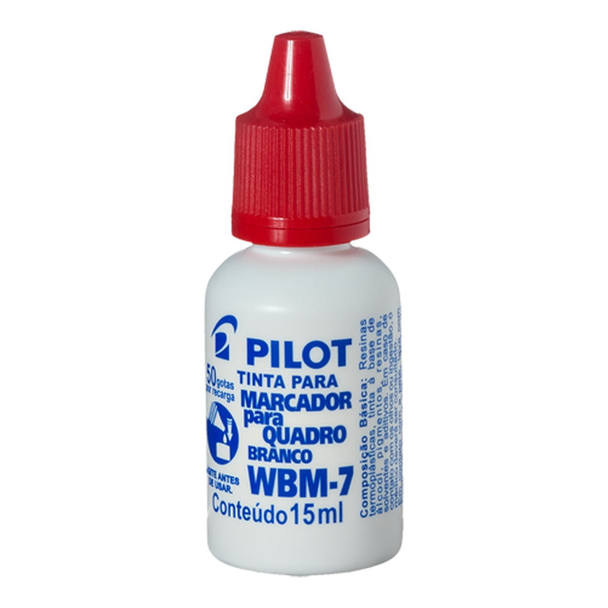 186268-refil-para-marcador-de-quadro-branco-pilot-15ml-vermelha-608550