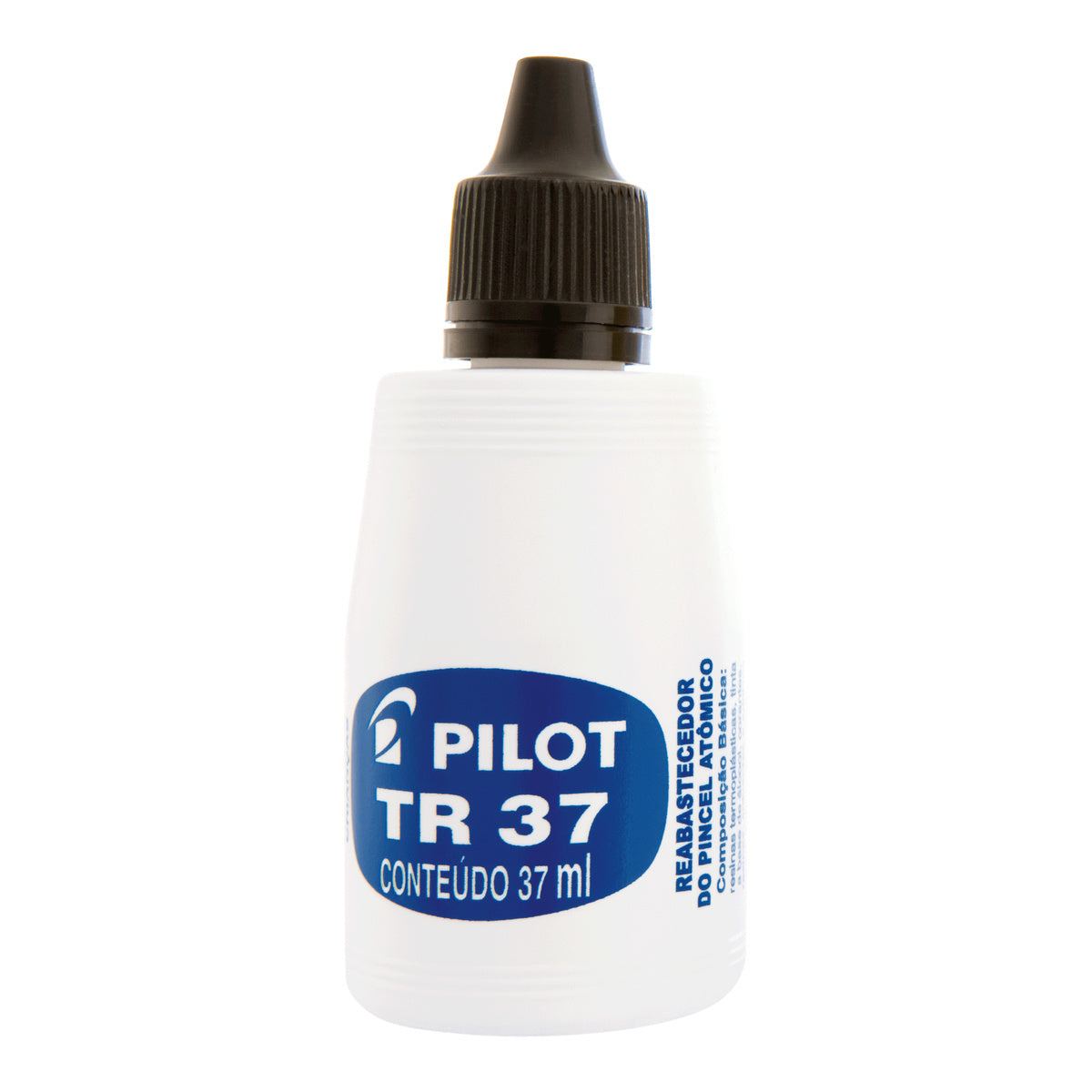 Tinta de Recarga Tr 37 Preta 37ml para Pincel Atômico 1100-p e 1100-m - Pilot