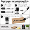 Tinta de Recarga Tr 37 Preta 37ml para Pincel Atômico 1100-p e 1100-m - Pilot