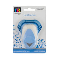 Furador de Papel Alavanca Scrapbook Cantoneira Arredondada 9mm - Toke e Crie