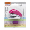 Mini Grampeador Rosa 24/6 26/6 com Grampos para Papel - Brw