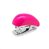 Mini Grampeador Rosa 24/6 26/6 com Grampos para Papel - Brw