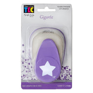 Furador de Papel Alavanca Scrapbook Gigante Estrela 3cm - Toke e Crie