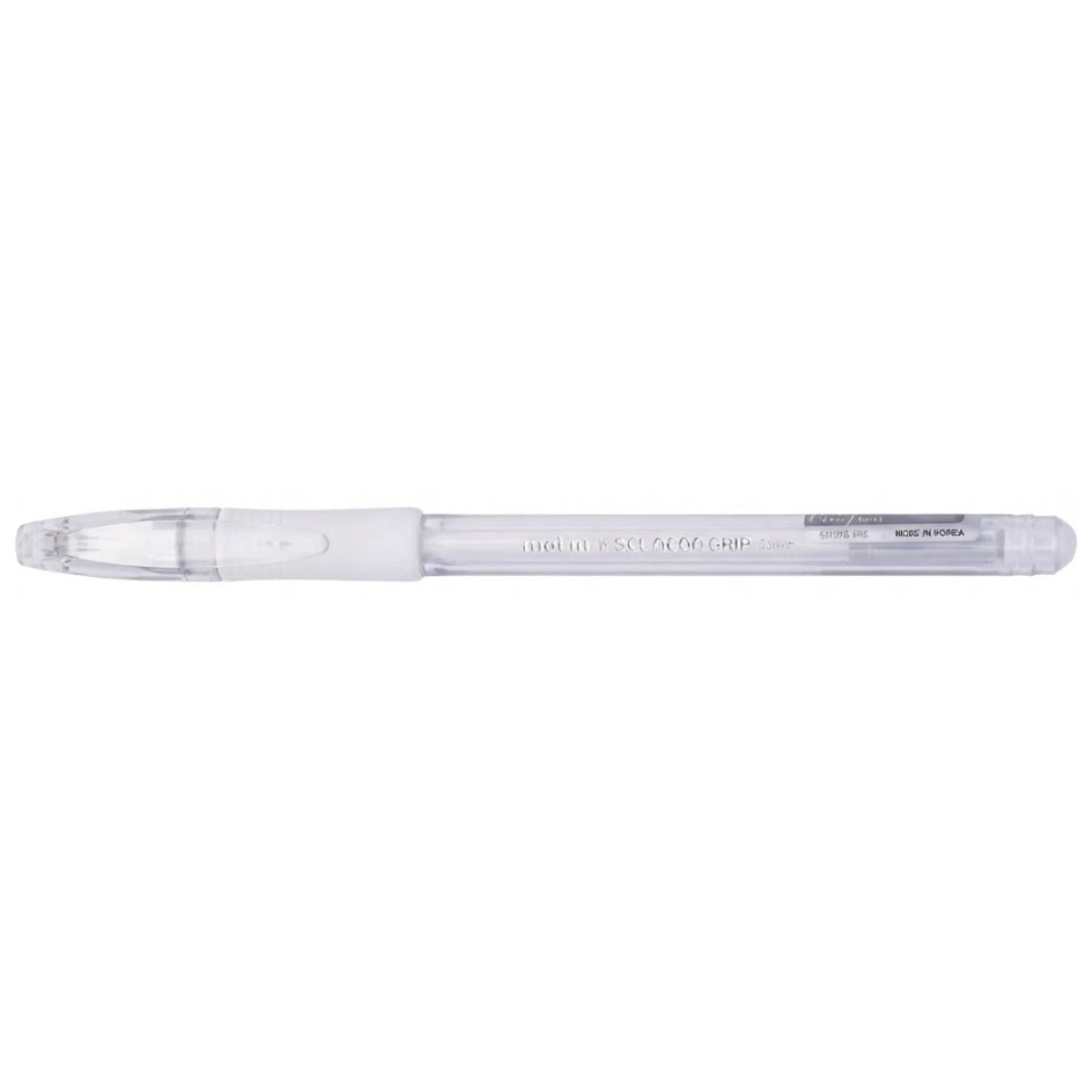 Caneta Gel Grip Branca - Molin