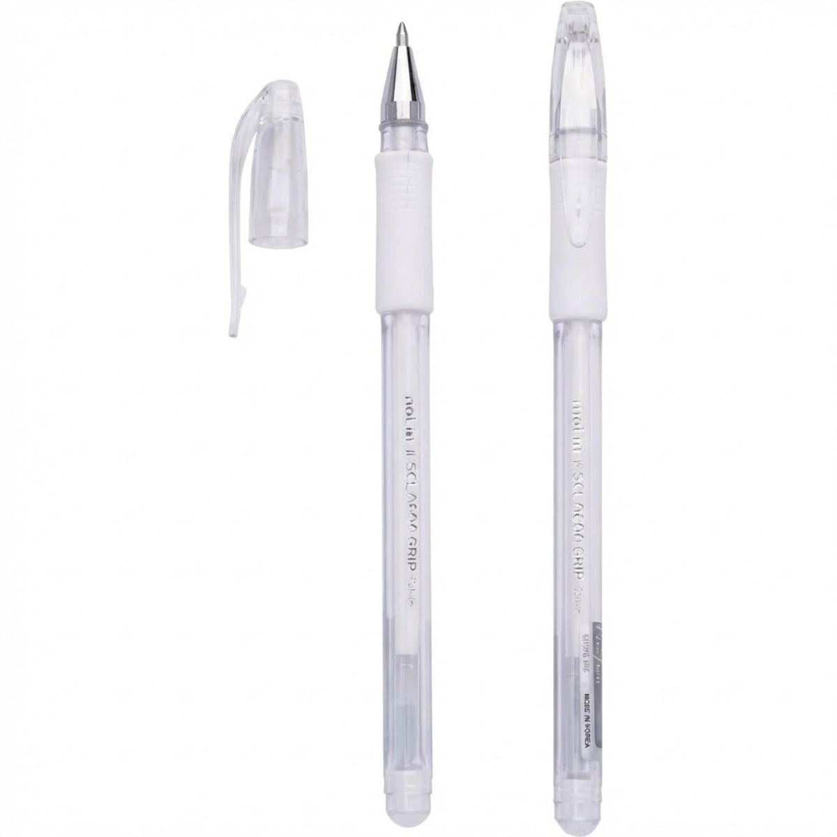 Caneta Gel Grip Branca - Molin