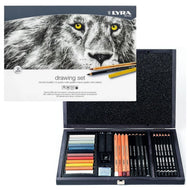 Estojo Madeira Lyra Rembrandt Desenho e Esboço Monocromático 31 Peças