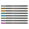 Estojo de Caneta Multiuso Pen 68 Aquarelável Stabilo 1.4Mm com 08 Cores Metallic