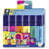 Marcador Staedtler Textsurfer Happy com 06 Cores