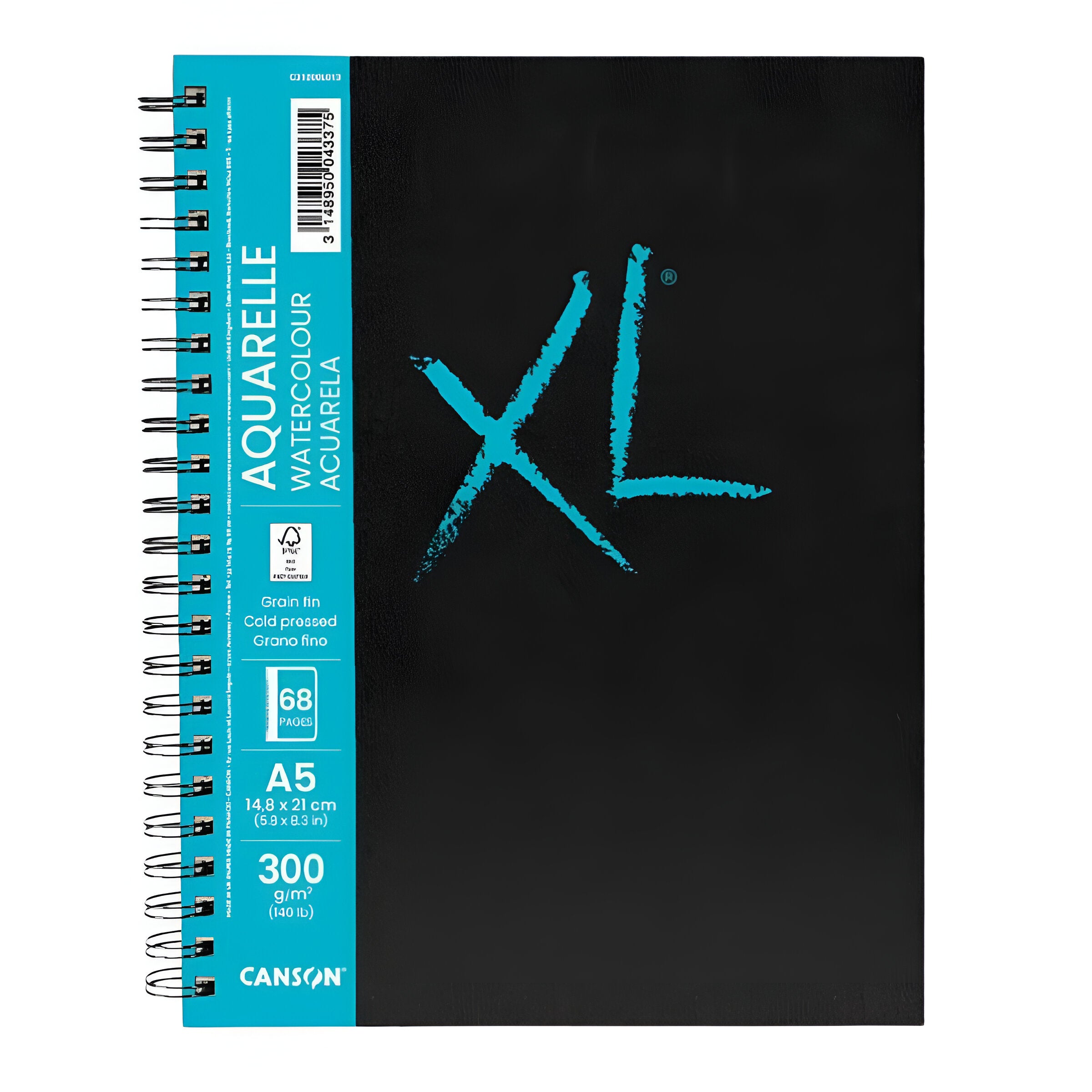 Caderno Xl Aquarelle A5 Canson 34 Folhas