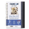 Caderno Aquarela ArtBook Canson Espiral Mixed Media 28 Folhas A5 300g C31200L005