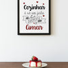 Stencil Opa 15x20cm - Frase Cozinhar com Amor - 3377