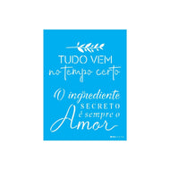 Stencil Opa 15x20cm - Frases Motivacionais - 3378