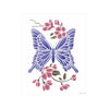 Stencil Opa 20x25cm - Borboleta e Cerejeiras - 3385