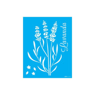 Stencil Opa 20x25cm - Flor Lavanda Ii - 3390