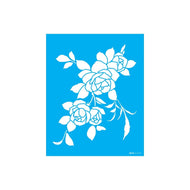 Stencil Opa 20x25cm - Flores Rosas Ii - 3392