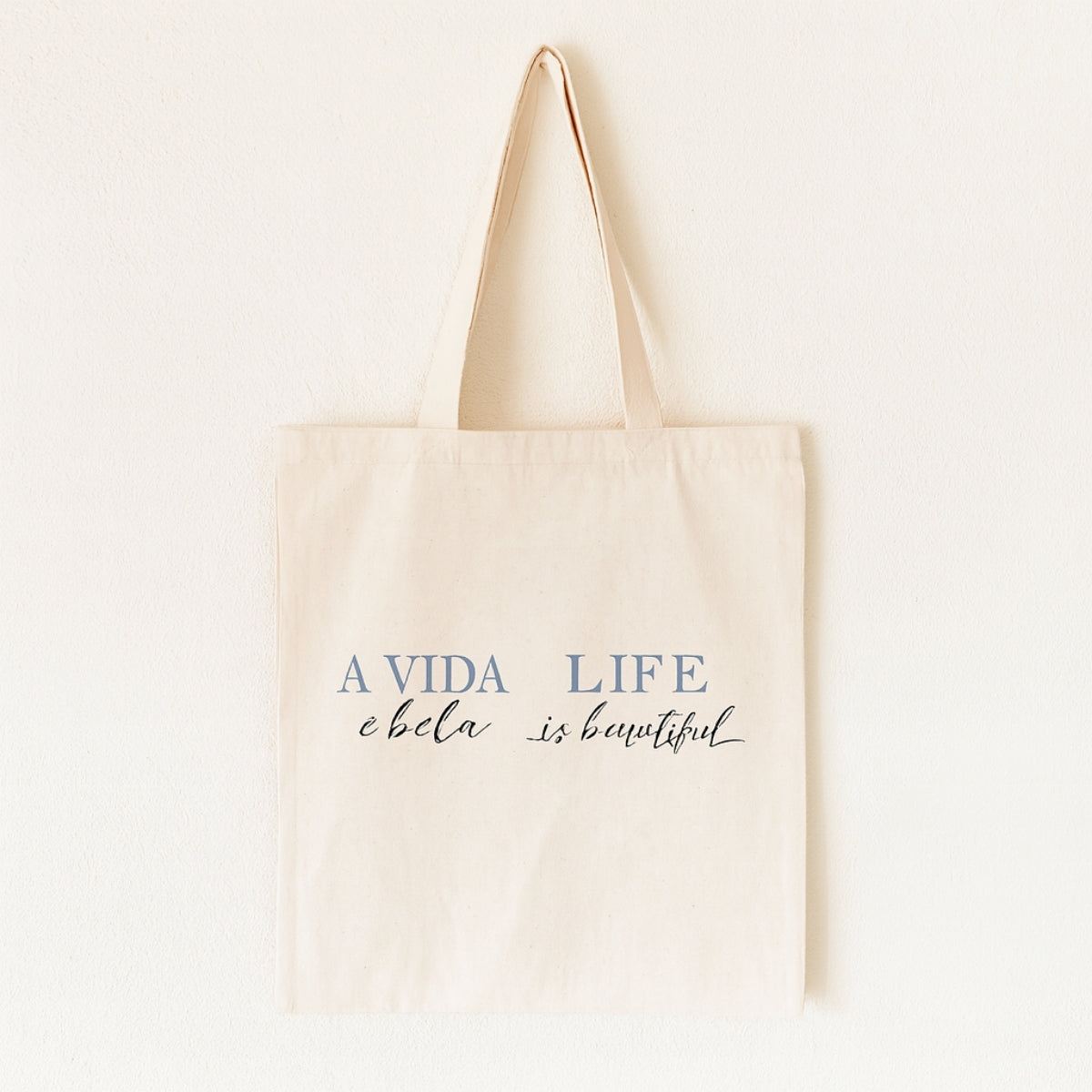 Stencil Opa 10x30cm - Frase a Vida É Bela - 3373