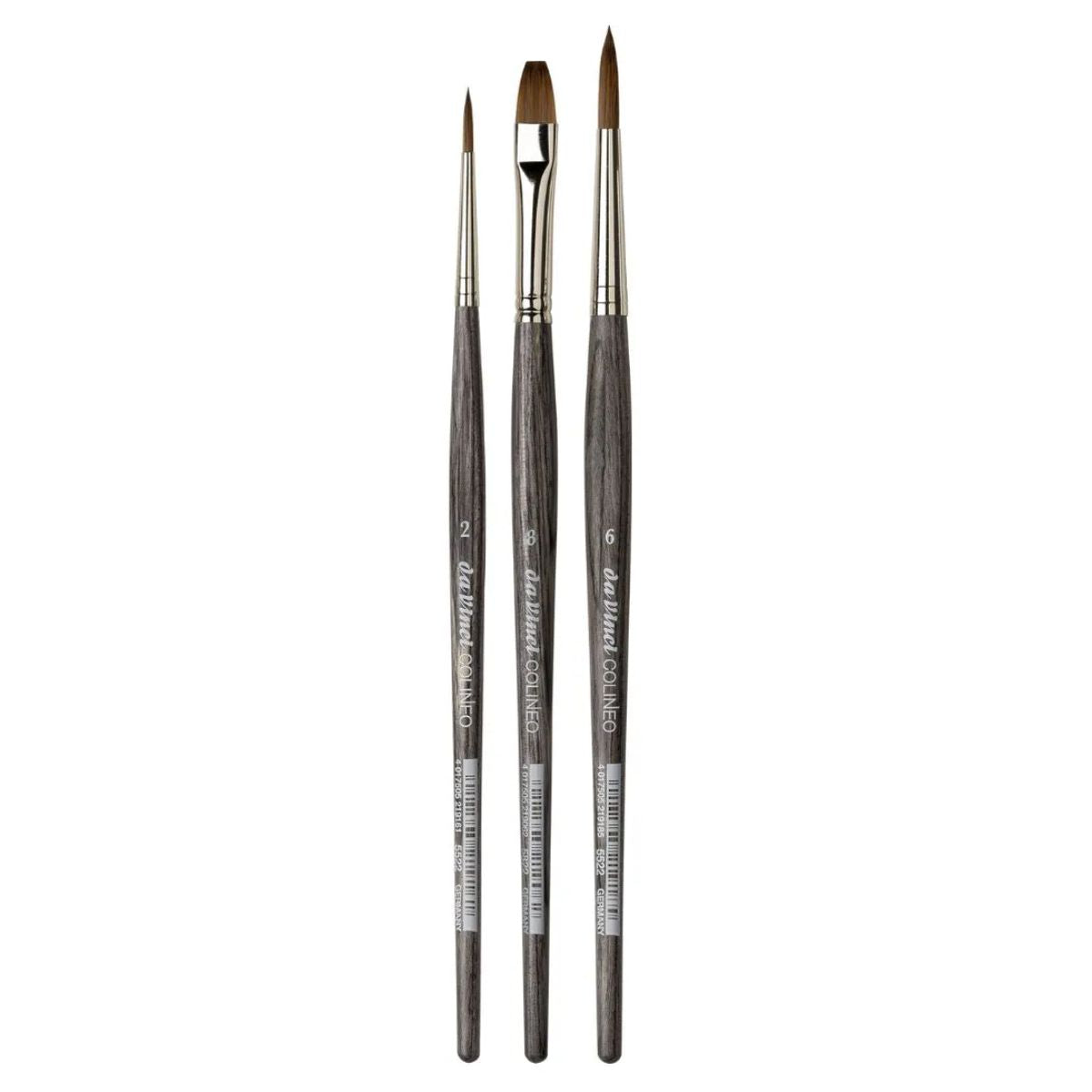 Kit Pincel da Vinci Colineo 4202 para Gouache 3 Unidades - Séries 5522 e 5822