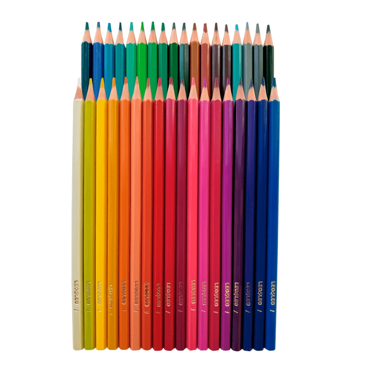 Lápis de Cor Resina Sextavado Flex com 36 Cores - Leo & Leo 4482