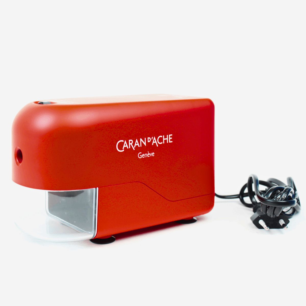 Apontador de Mesa Elétrico 220v Caran D'ache Vermelho