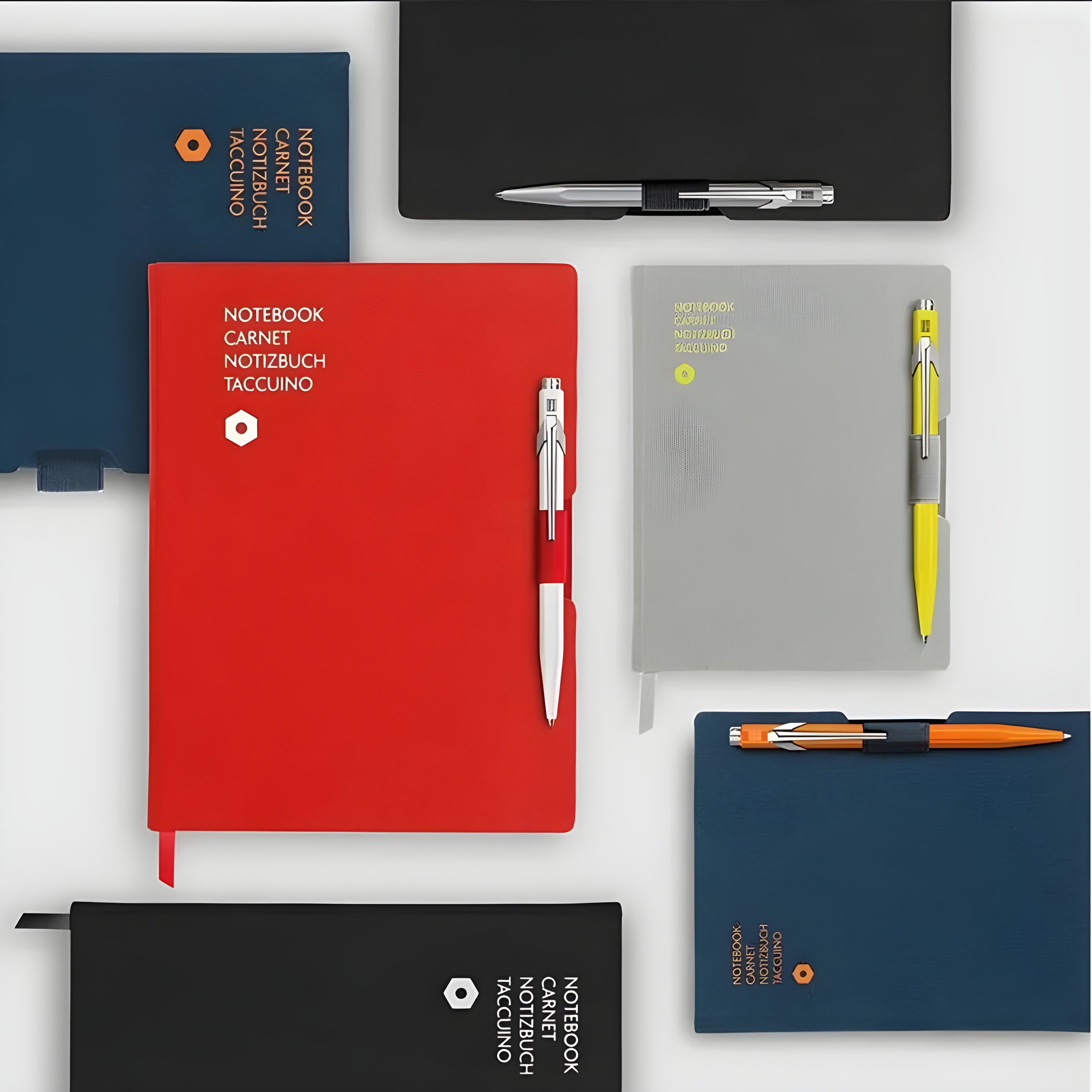 Caderno de Anotações Caran D'ache A5 96 Folhas 100g/m² Vermelho