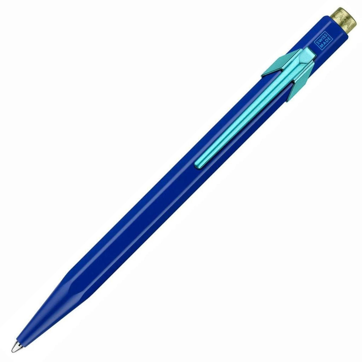 Caneta Esferográfica 849 Caran D'ache Claim Your Style com Estojo de Lata  - Azul Escuro