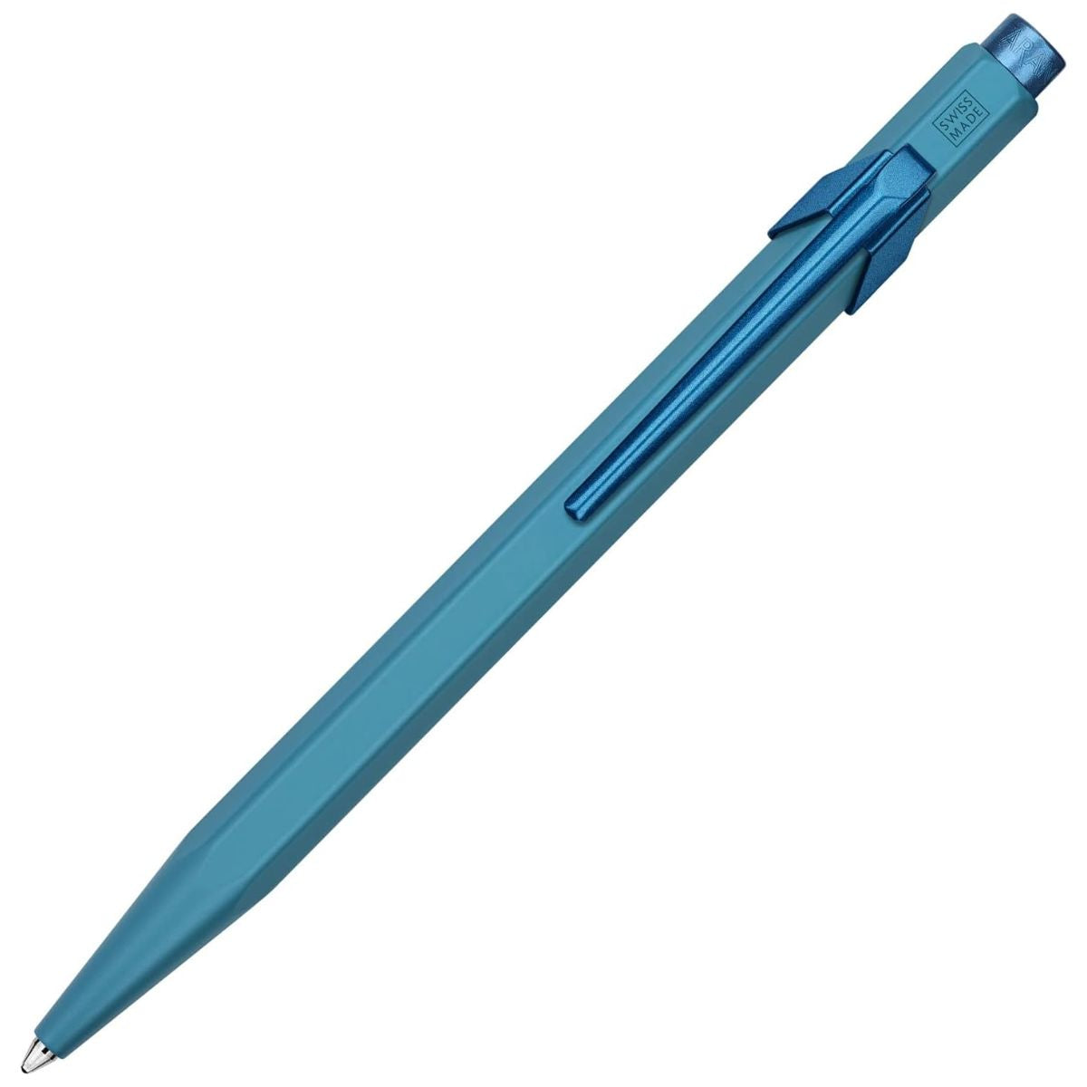Caneta Esferográfica 849 Caran D'ache Claim Your Style com Estojo de Lata  - Ice Blue