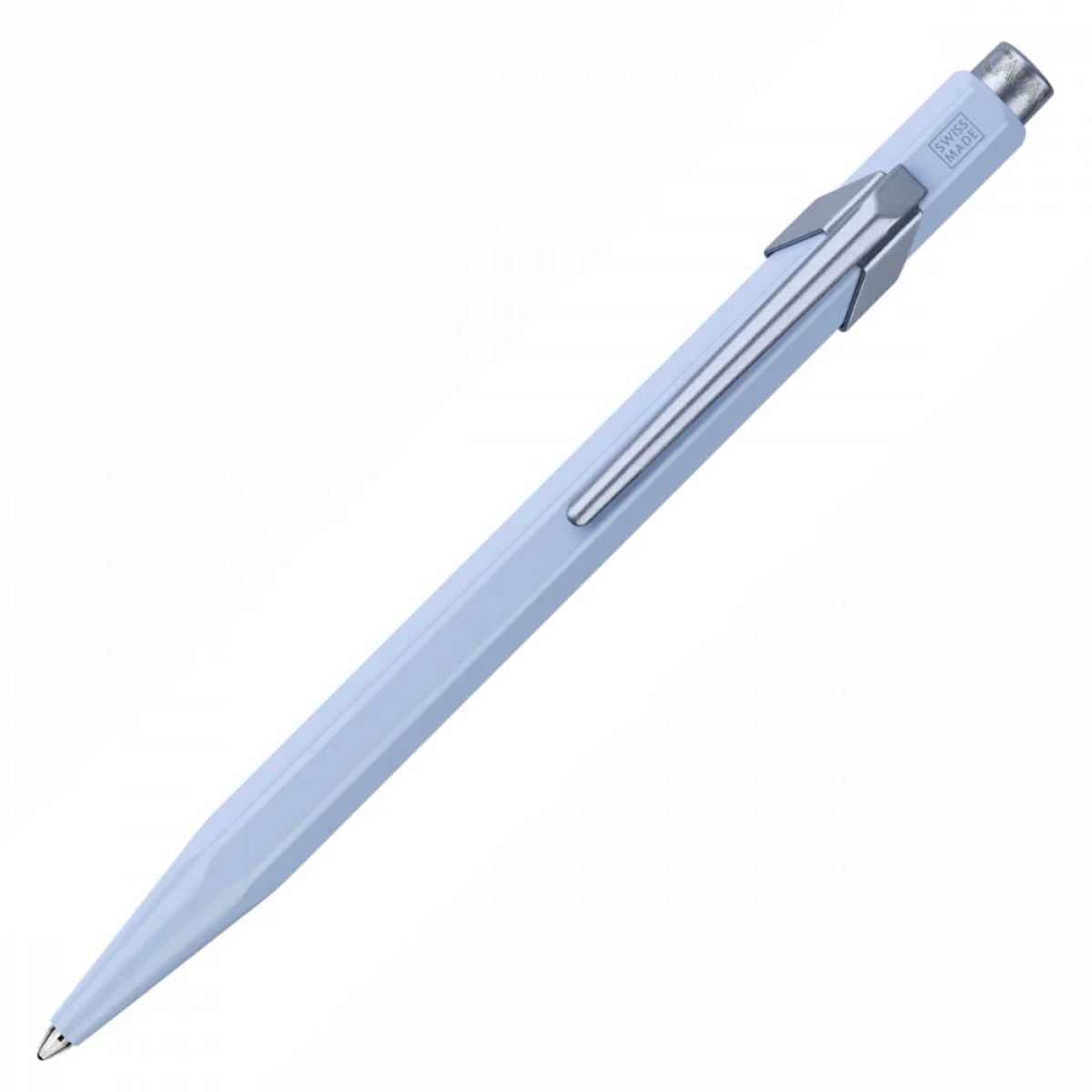 Caneta Esferográfica 849 Caran D'ache Claim Your Style com Estojo de Lata  - Polar Blue