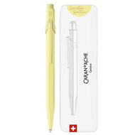 Caneta Esferográfica 849 Caran D'ache Claim Your Style com Estojo de Lata  - Frozen Lemon