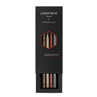Kit Lápis Grafite Caran D'ache Les Crayons Hb Aromatizada com 4 Unidades