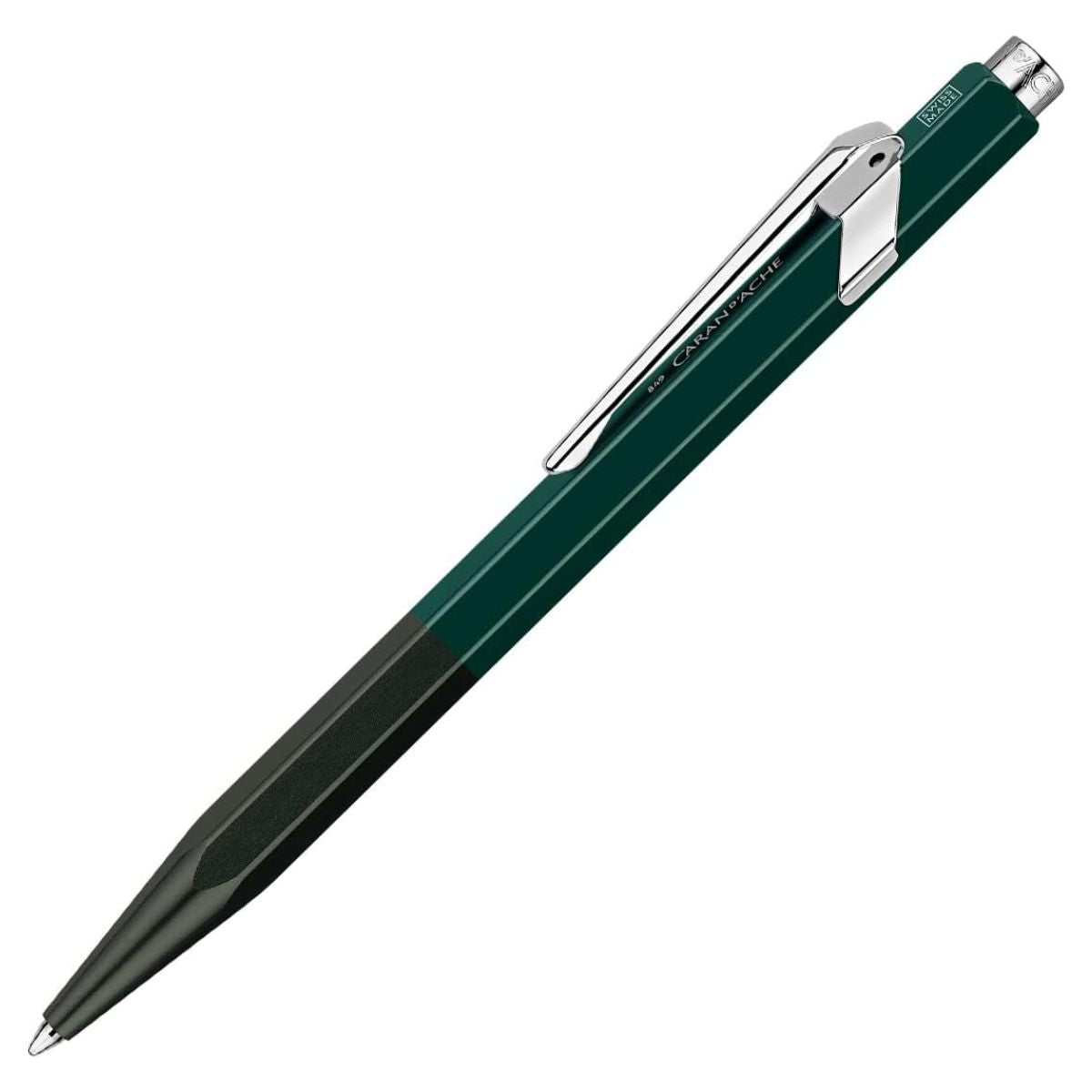 Caneta Esferográfica 849 Caran D'ache Wonder Forest Green com Estojo de Lata