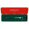 Caneta Esferográfica 849 Caran D'ache Wonder Forest Green com Estojo de Lata