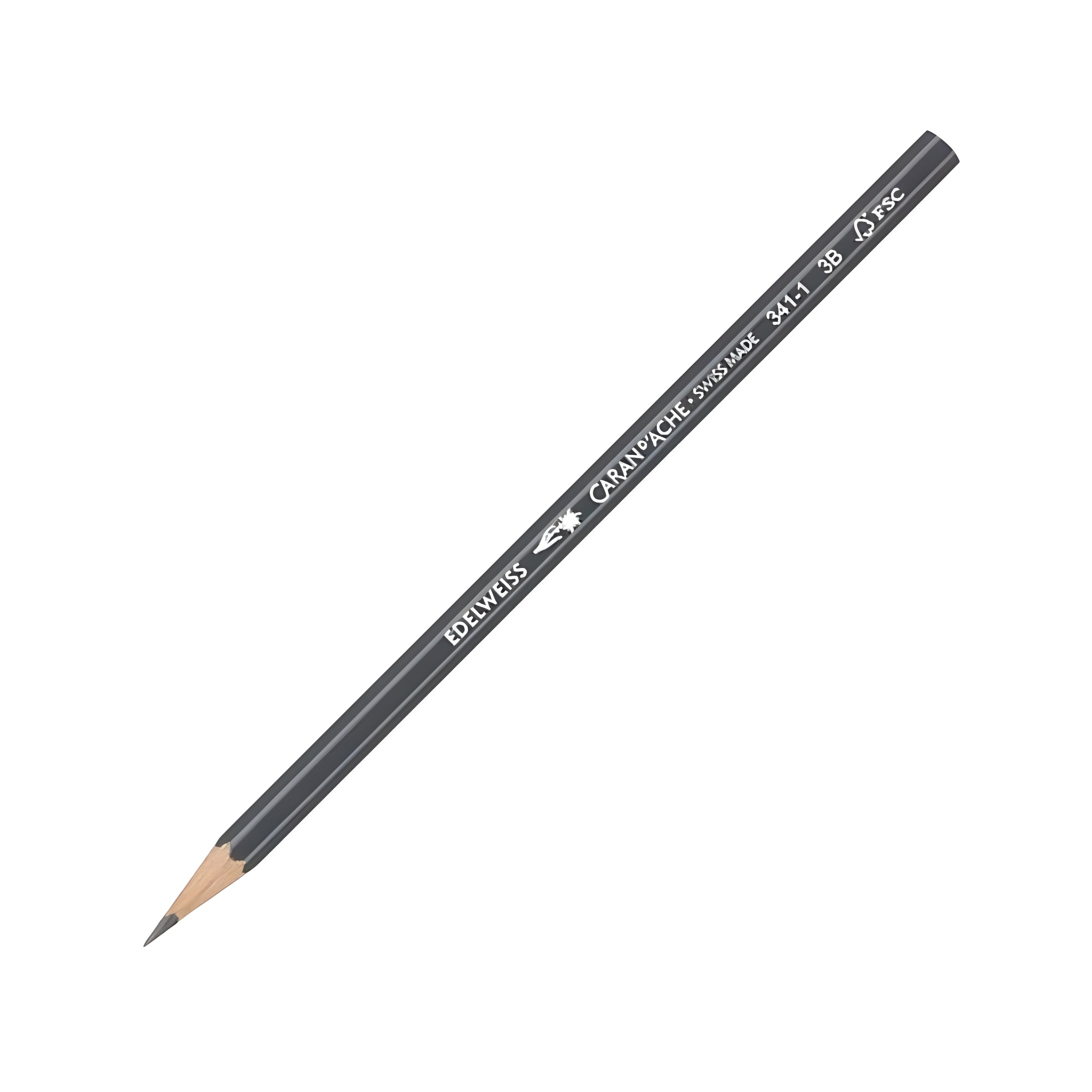 Lápis Grafite Caran D'ache Cinza Edelweiss 3b 