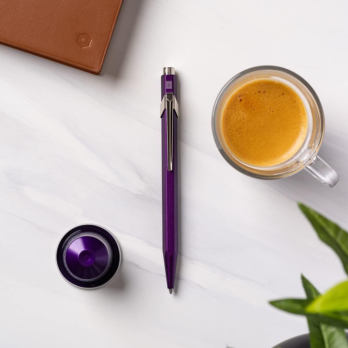 Caneta Esferográfica 849 Caran D'ache Nespresso Violeta