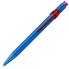 Caneta Esferográfica 849 Caran D'ache Claim Your Style com Estojo de Lata  - Azul Cobalto
