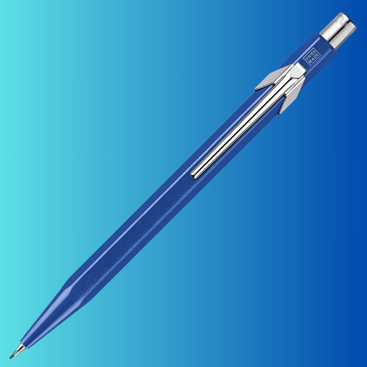Lapiseira Carandache 0.7Mm Azul Metalizado 844140