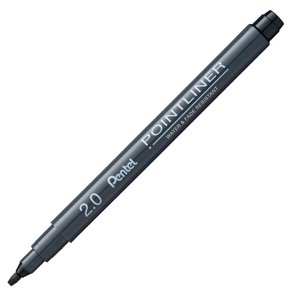 Caneta Nanquim Pointliner 2mm Preta - Pentel