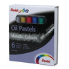 Estojo Giz Pastel Oleoso Phn Pentel com 6 Cores Metálica