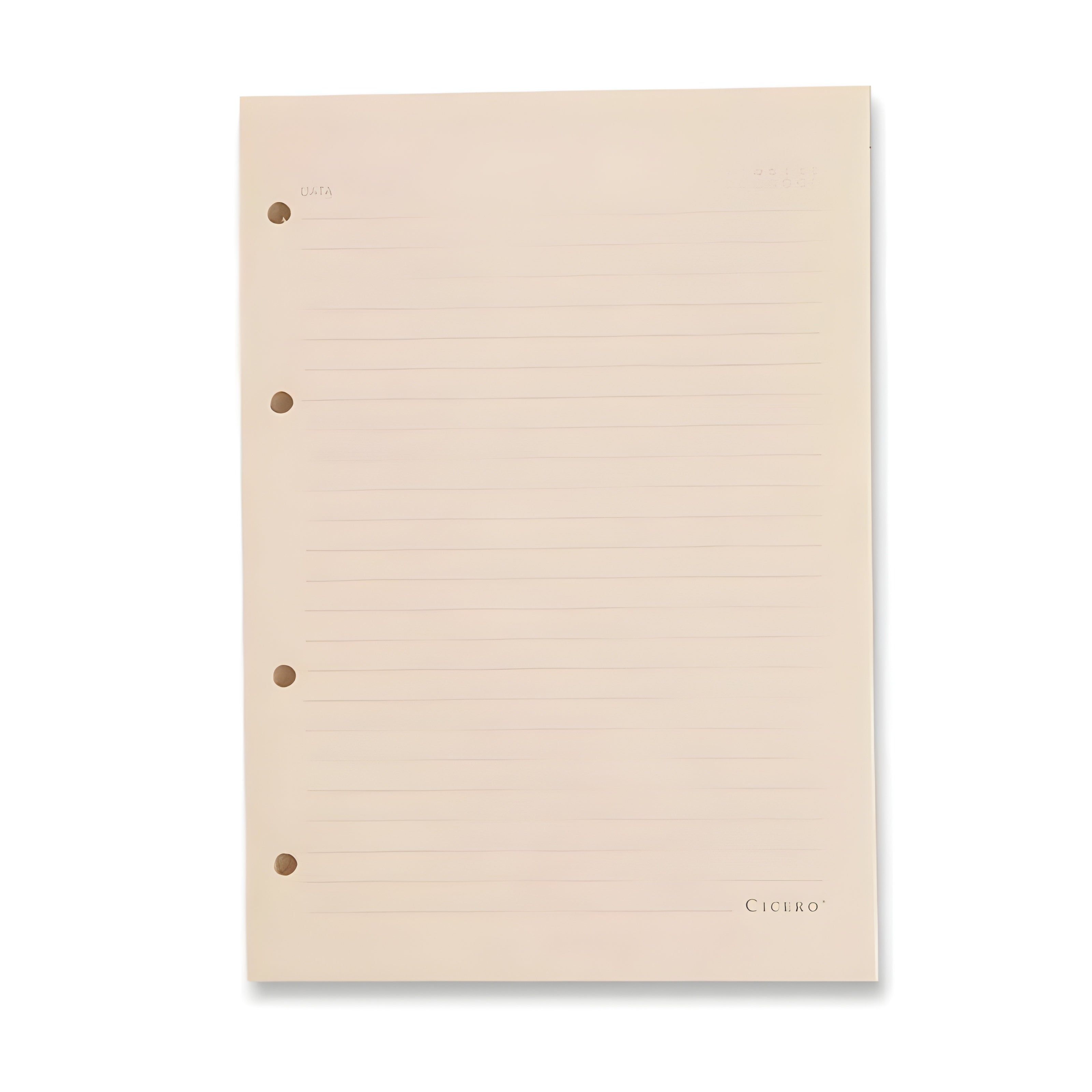 Refil Caderno Criativo Cicero Office 17x24cm Pólen Pautado 40 Folhas